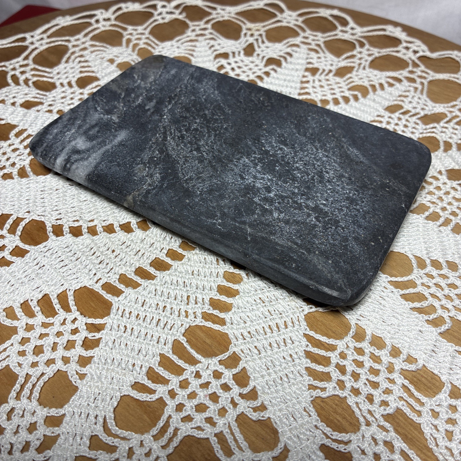 Rectangle Shape Grey Marble Tray for Bathroom Soap Dish 6.5 X 3.5 gallery