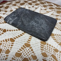 Rectangle Shape Grey Marble Tray for Bathroom Soap Dish 6.5 X 3.5