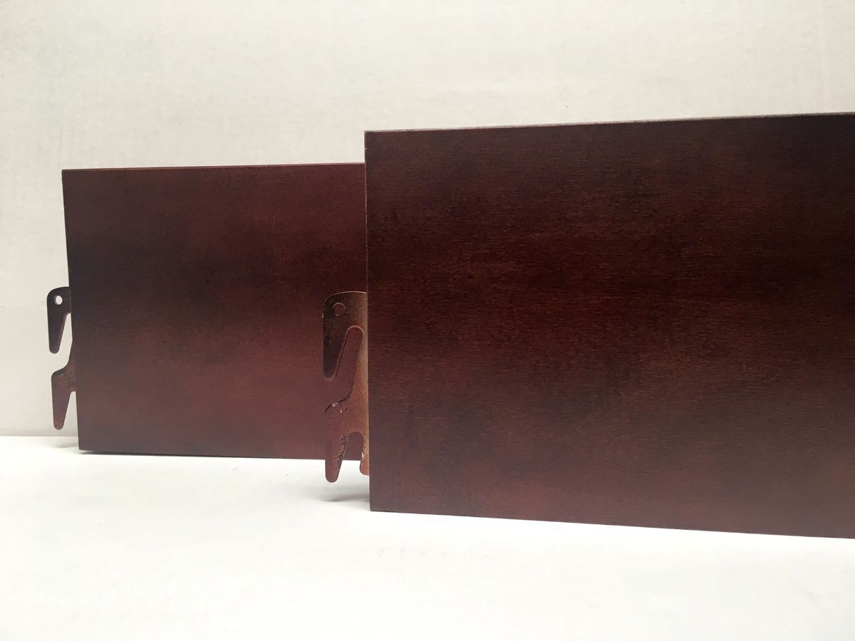 Wood Bed Rails – Cherry Finish - Hook-on - Twin, Full, Queen, King, Cal King gallery