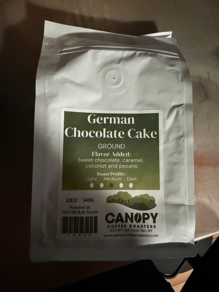 German Chocolate Cake Medium Roast Coffee Canopy Coffee Roasters