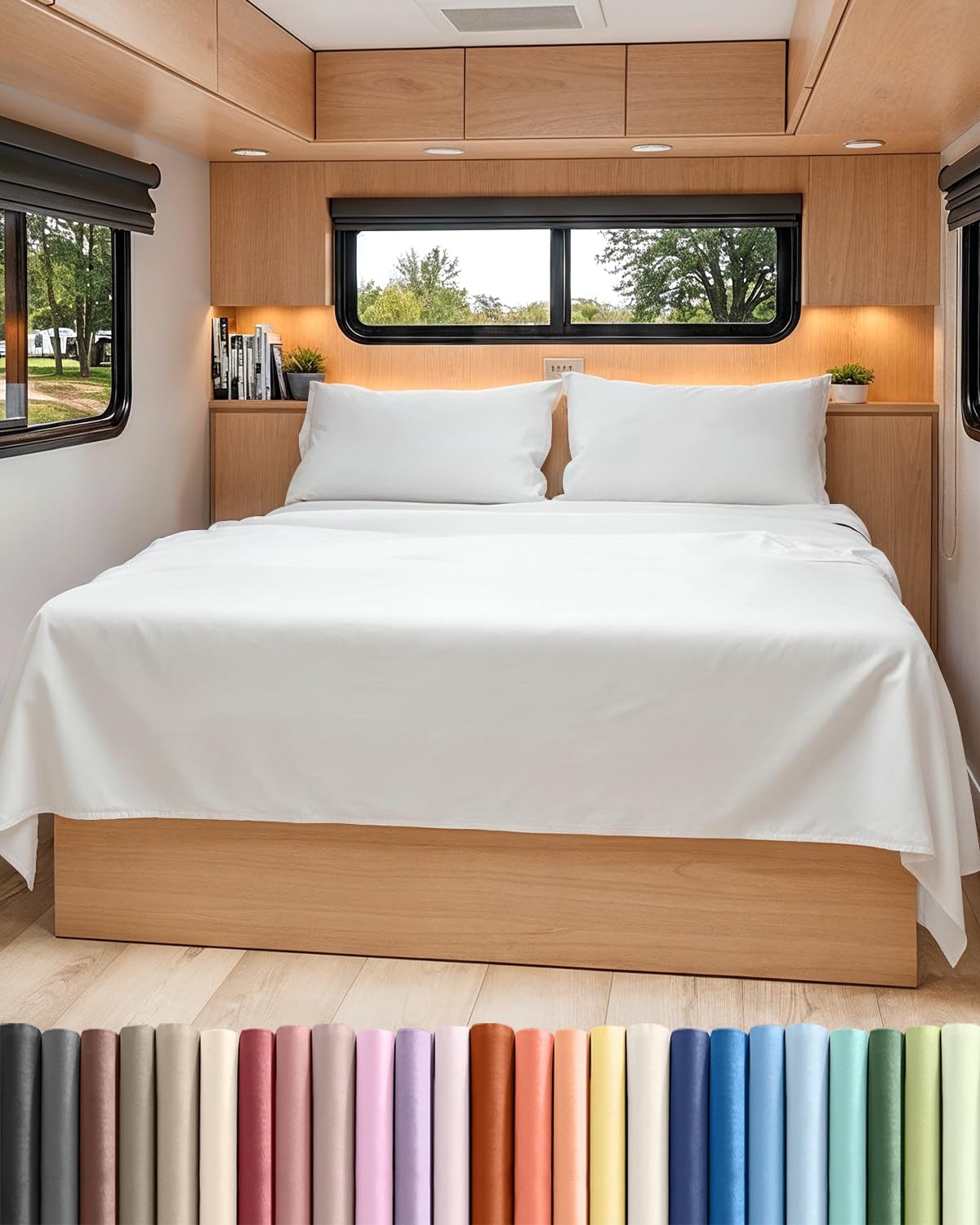 RV Short Queen Sheet Set 60 X 75 - 4 Piece RV Short Queen Bed Sheets - Ultra ... gallery