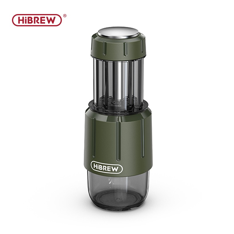HiBREW 2 in 1 Portable Espresso Maker For Capsule & Ground Hand Press Brewer H4D gallery
