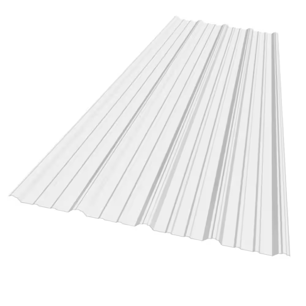 38 in.x 6 ft.9" Corrugated Polycarbonate Roof Panel in Clear gallery