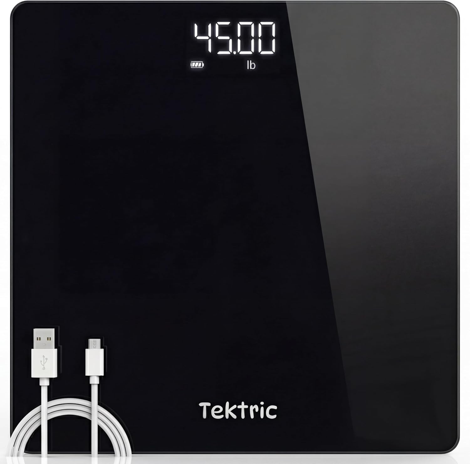Digital Bathroom Scale for Body Weight - Recharable Weight Scale for gallery