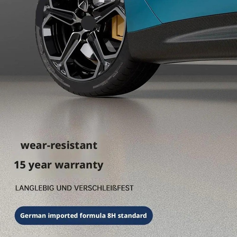High-Gloss Marble Effect Epoxy Floor Coating, Louis Forest Epoxy Floor Paint - gallery