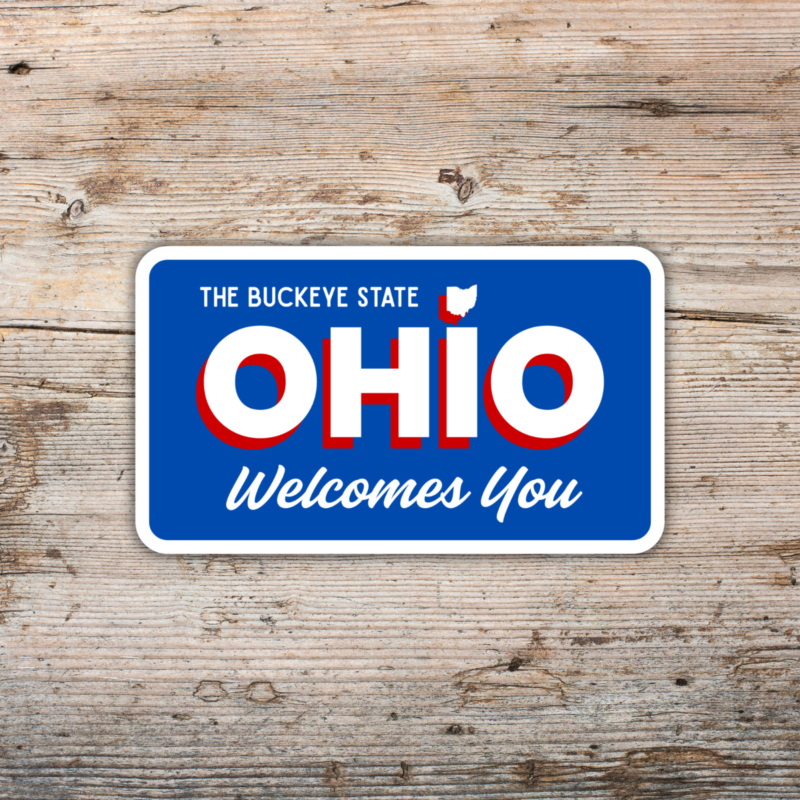 Welcome to Ohio Sticker The Buckeye State Vinyl Waterproof Decal gallery
