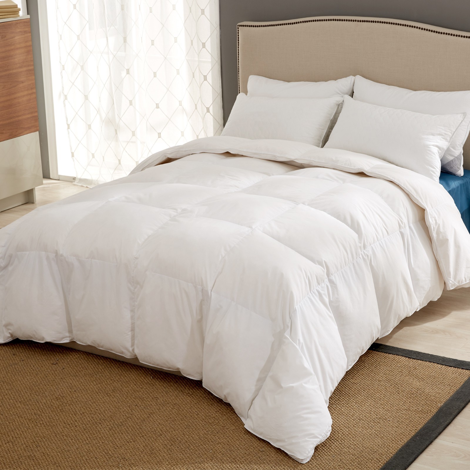 Puredown King Size Comforter Extra Warm White Goose Down Ultra Feather gallery