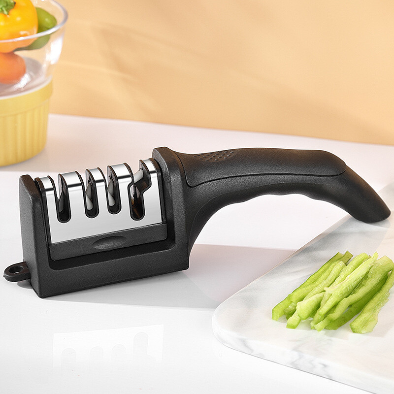 Knife Sharpener Professional Ceramic Tungsten Kitchen Sharpening System 4 Stage gallery