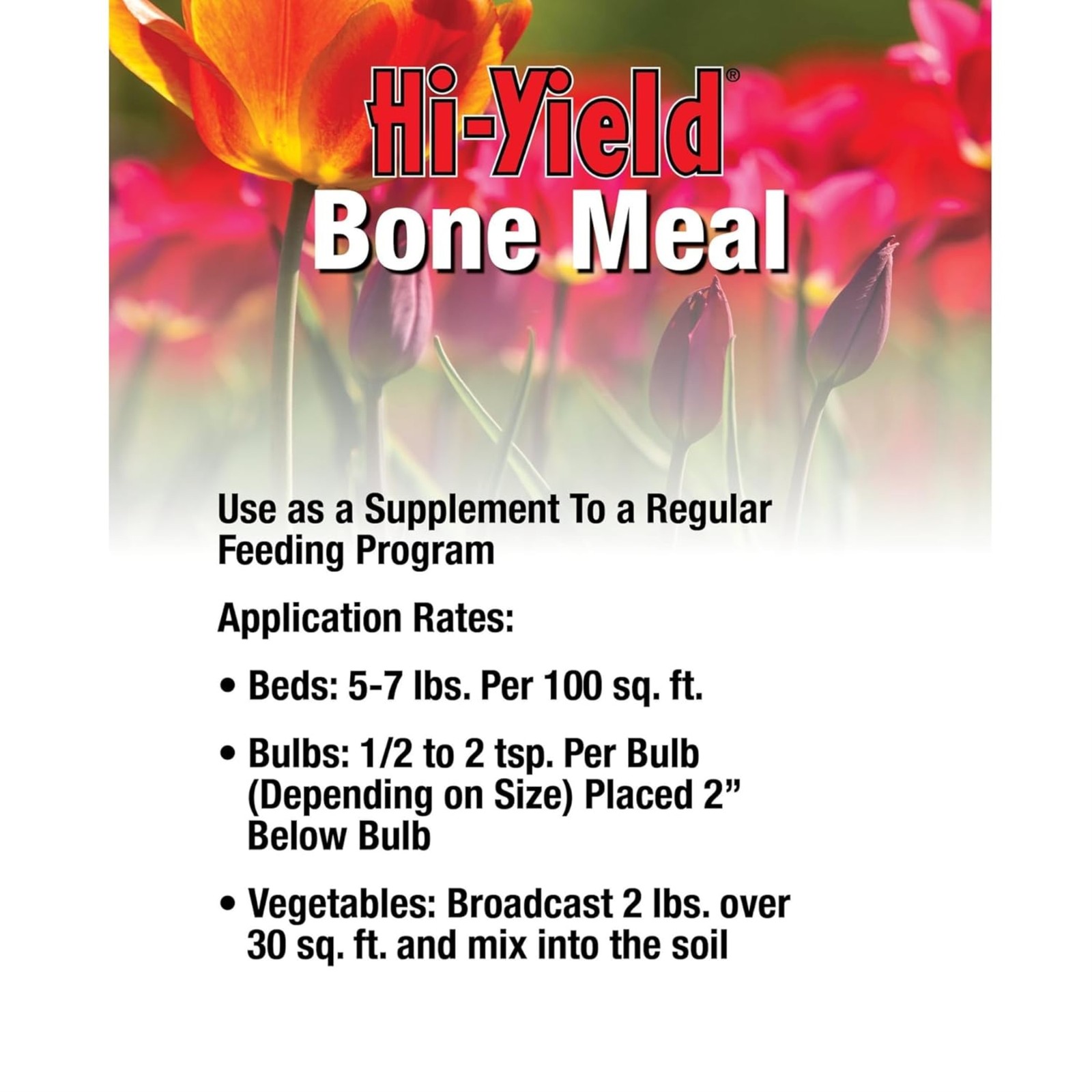 Hi-Yield Bone Meal 0-10-0 for Roses, Flowers, Shrubs and Gardens, 3.25lb gallery
