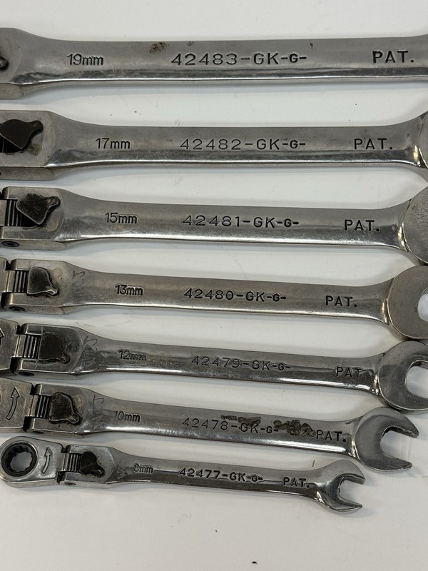Craftsman USA 7pc SAE Locking Flex Ratcheting Wrench Set -GK-g 42483 42482 42481 gallery