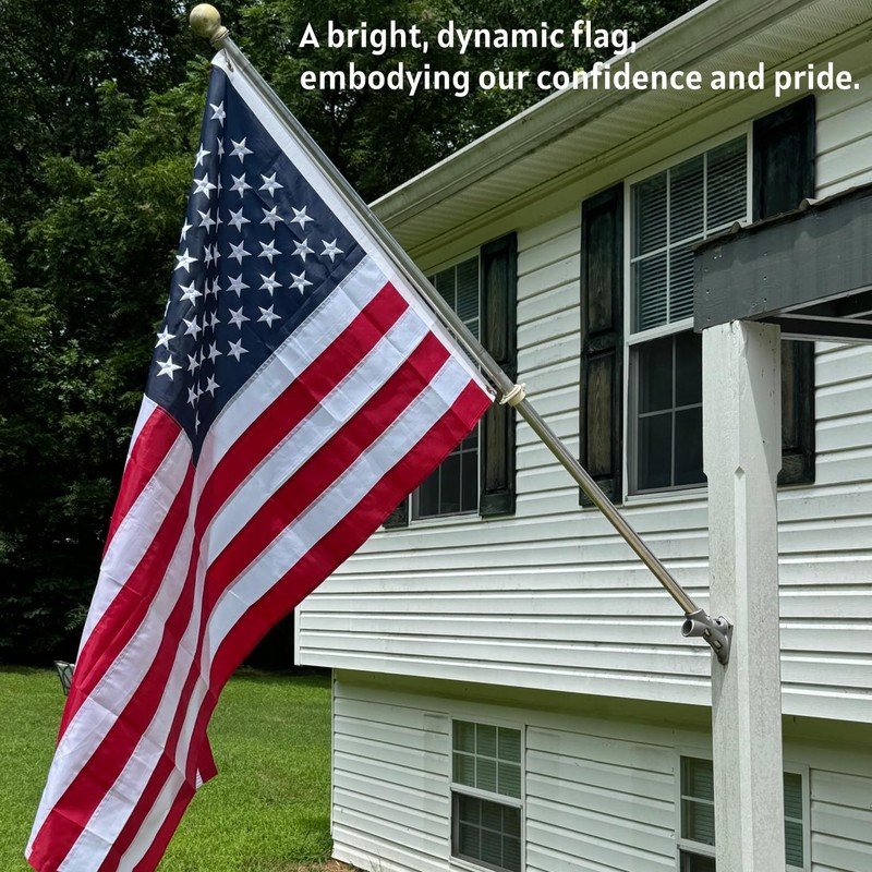 American Flags for Outside 3 x 5ft, Super Tough Spun Polyester American Flag ... gallery