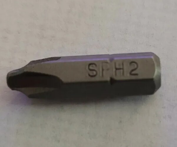 20ct SPH2 Screwdriver Insert Bits 1" 25MM Bulk 1/4" Hex Drive - LOT OF 20 gallery