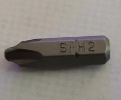 20ct SPH2 Screwdriver Insert Bits 1″ 25MM Bulk 1/4″ Hex Drive – LOT OF 20