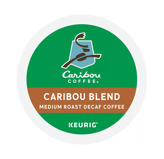 Caribou Blend Decaf Coffee K-Cups, Medium Roast, 96 Count gallery