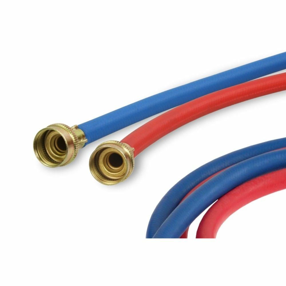 Everflow 60 in. Washing Machine Hot/Cold Hose Durable Rubber Kit(1 Red & 1 Blue) gallery