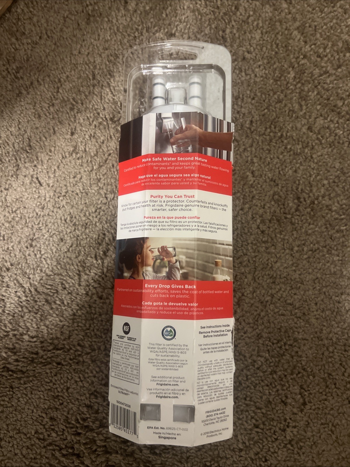 Genuine Frigidaire ULTRAWF Pure Source Ultra Refrigerator Water Filter White New gallery