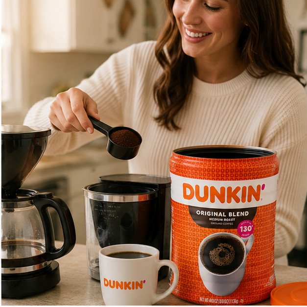 2-Pack Dunkin' Donuts Original Blend Ground Coffee, Medium Roast, 45 oz. gallery