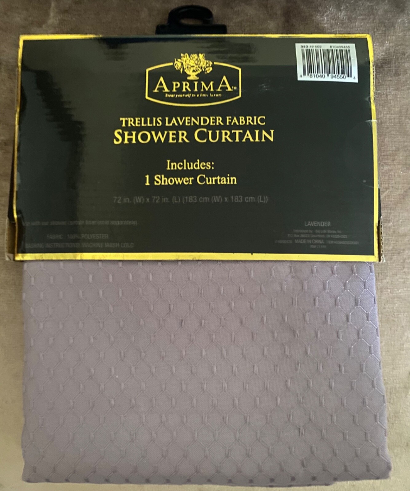 Aprima fabric shower curtain 72X72 gallery