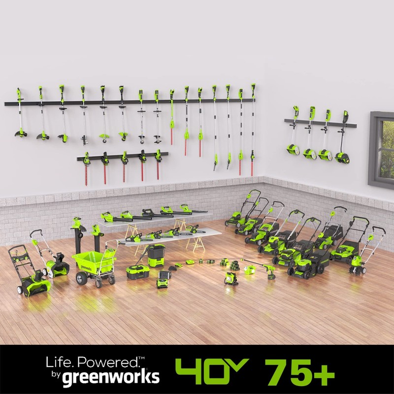 Greenworks 40V 710CFM Backpack Leaf Blower (Dual Battery Port) w/ 2x 8Ah Battery gallery