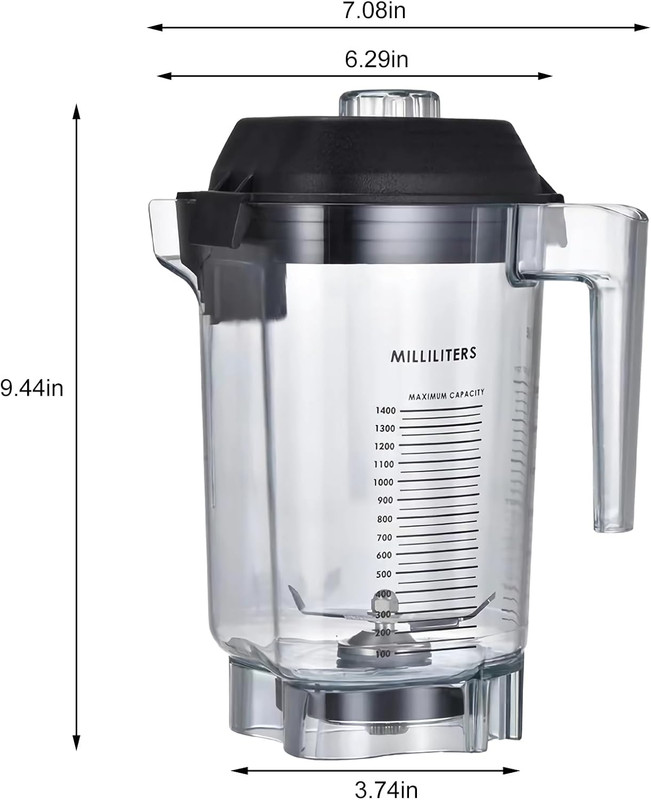 48Oz Advance Container Replacement for Vitamix Commercial Blender,48 Oz Pitcher gallery