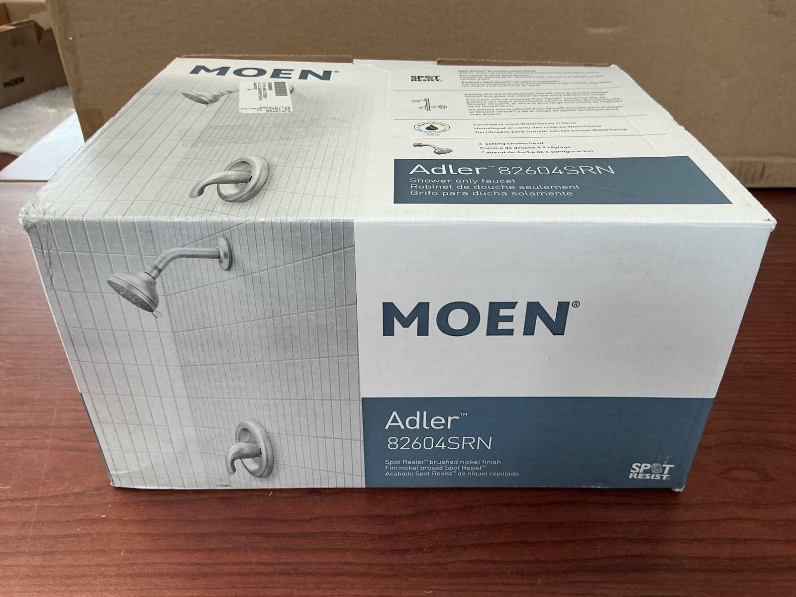 Moen 82604SRN Adler Posi-Temp Shower Trim Only Brushed Nickel W/Valve B280 gallery