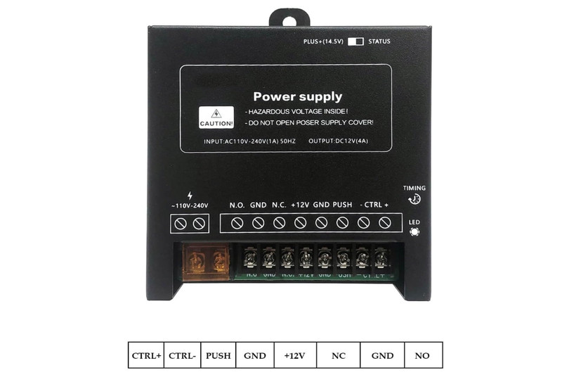 Kit De Sistema Control Acceso Puerta Independiente Cerradura Magnetica Electrica gallery