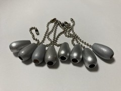 9 pc Ceiling Fan Light Pull Chain Gray wooden 4” long
