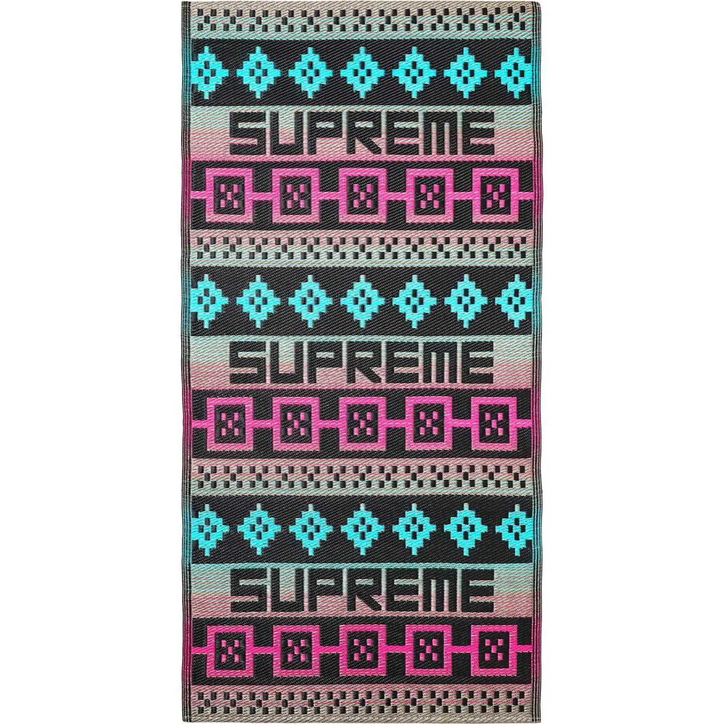Supreme Sosenap Plastic Mat Grey Multicolor FAST SHIPPING gallery
