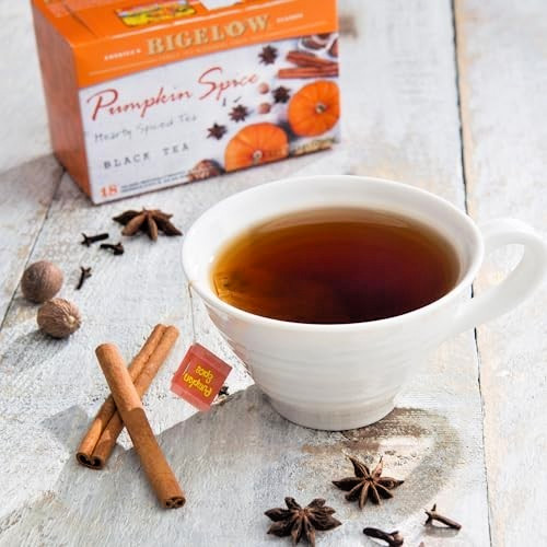 Bigelow Pumpkin Spice Tea - 18ct - 18 Bags Total gallery