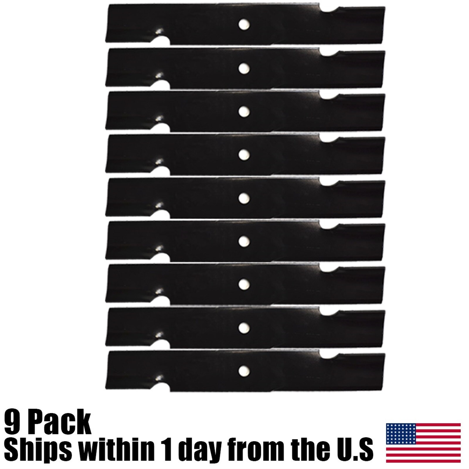 (9) 91-620 Blade Standard Lawn Mower Blades Set Fits Wright Stander 71440002 gallery