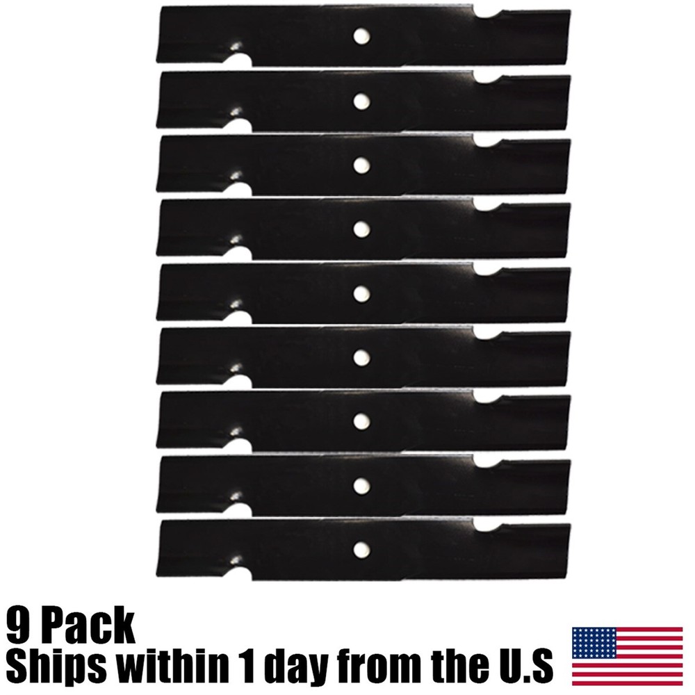 (9) 91-620 Blade Standard Lawn Mower Blades Set Fits Wright Stander 71440002