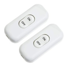 Inline Cord Switch, 2-Pack On Off Button Control Lamp Appliance Switch for Be…