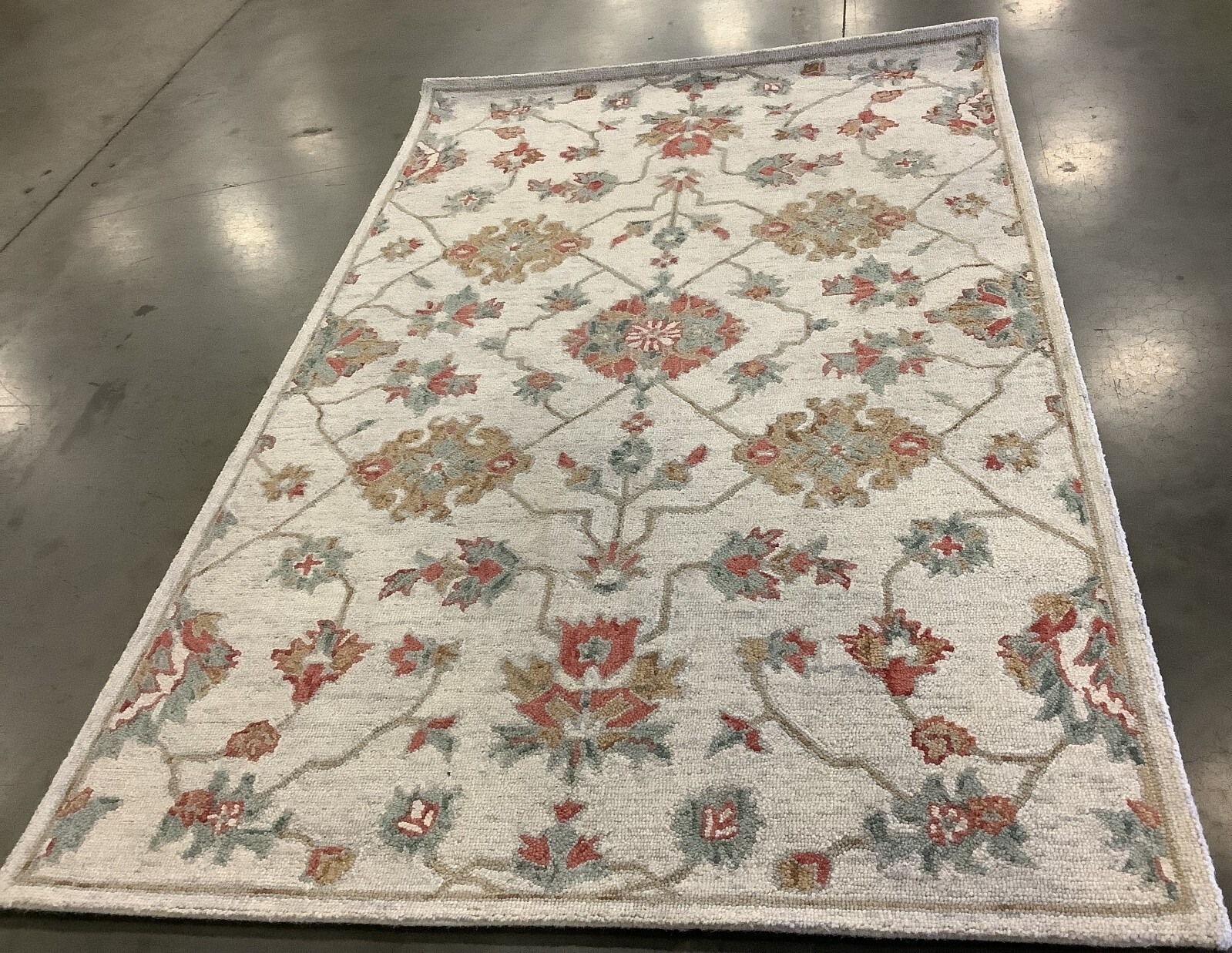 SILVER / RED 5'-0" x 8'-0" Back Stain Rug, Reduced Price 1172671387 MLP534G-5 gallery