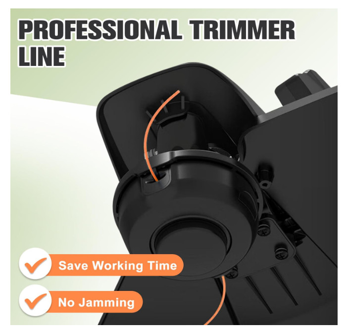String Trimmer Line Square Orange Heavy Duty Weed Eater String Premium Nylon U gallery