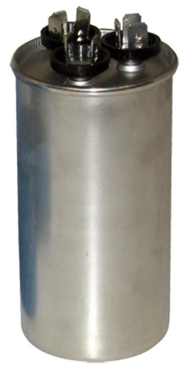Mars 12801 JARD Dual Section Round Capacitor - 80/5 MFD - 440/370 gallery