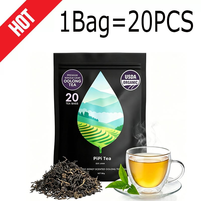 20~100Pcs PiPi Tea Organic Oolong Bags – Whole Leaf,20 (4g Each)– Cortisol🔥🔥🔥 gallery