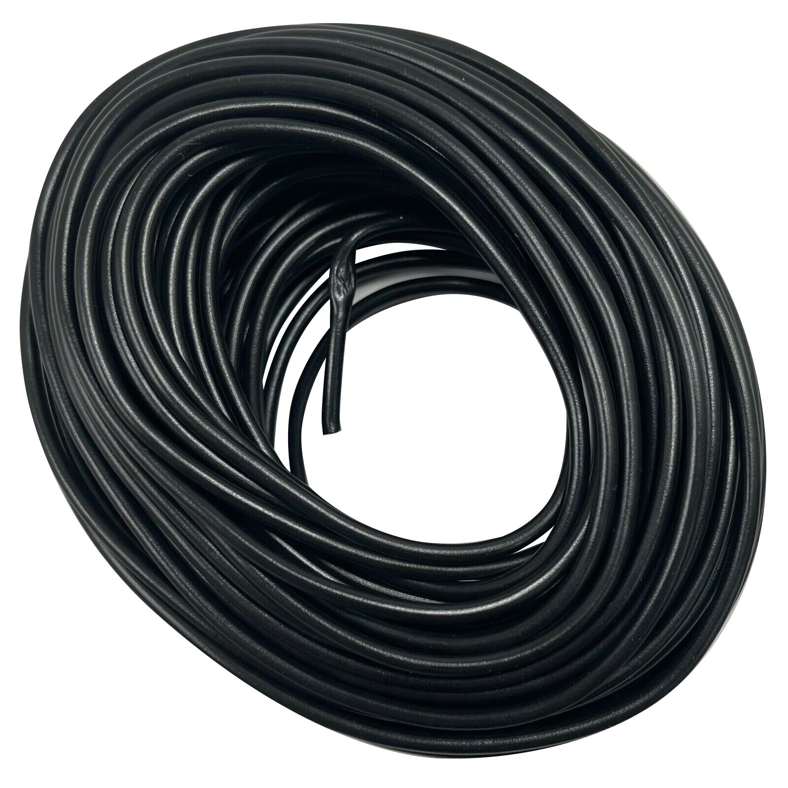 Black Primary Wire 16 AWG Gauge 28' FT Stranded Copper - Made In USA gallery