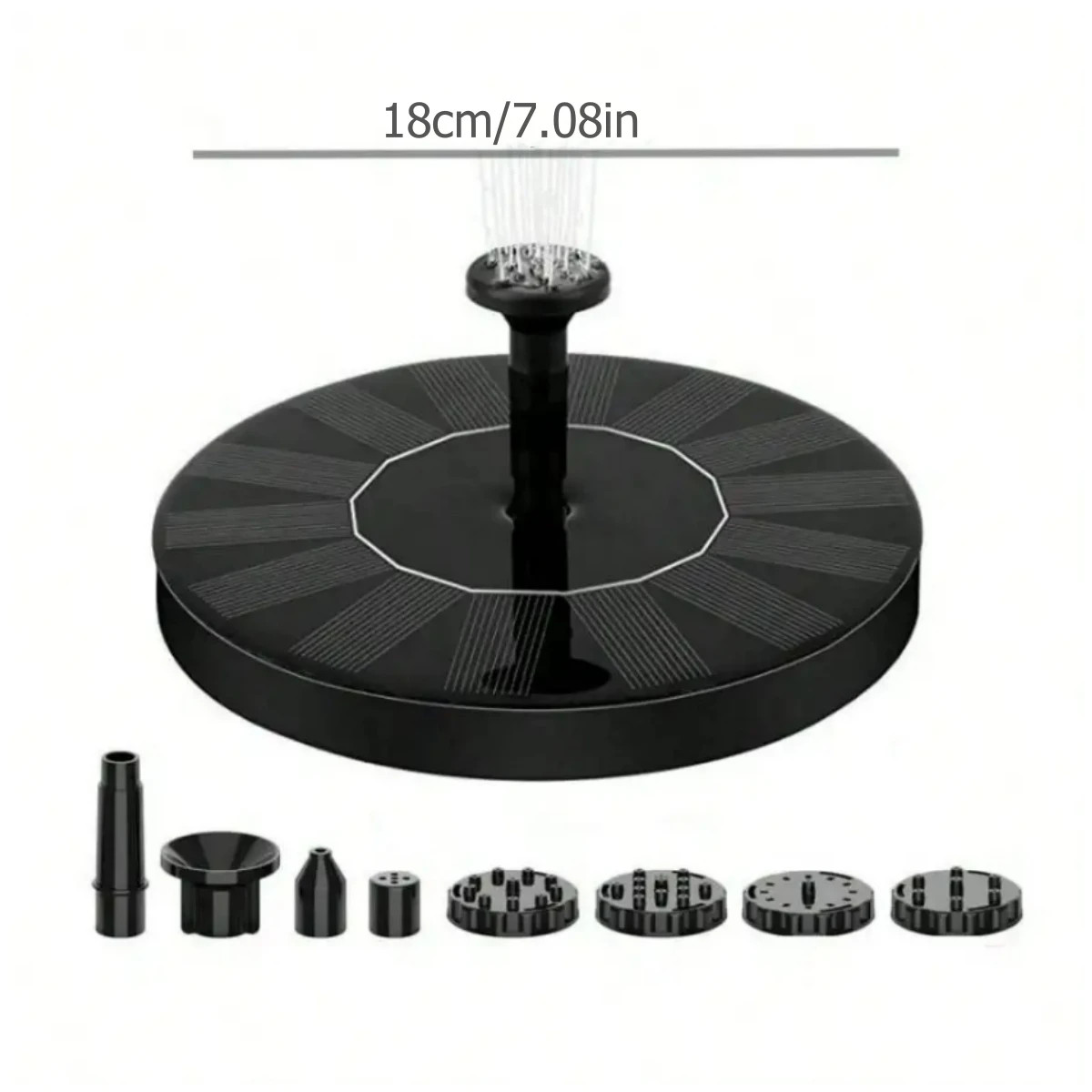 Solar Water Fountain Pool Pond Waterfall Fountain Garden Supplies Decoration gallery