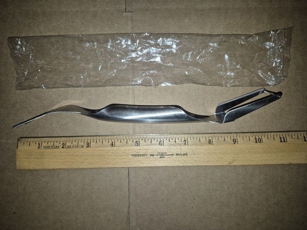 2 In 1 Stainless Steel Watermelon Fork & Cutter, 10" gallery