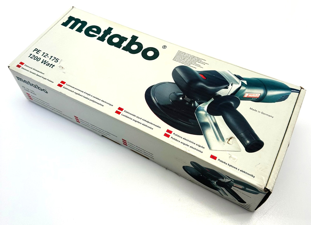 Metabo 7-Inch Variable Speed Angle Polisher 700-2200 RPM PE 12-175