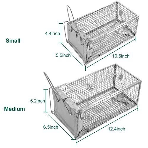 SZHLUX Rat Trap,Traps Work for Indoor and Outdoor,Small Rodent Animal-Mice Vo... gallery