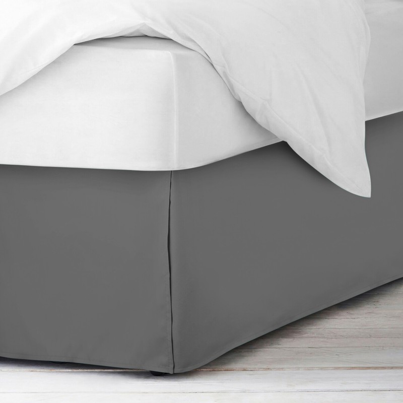 Luxury Bed Skirt by Nymbus Solid Microfiber Pleated 14" Drop Premium Dust Ruffle gallery