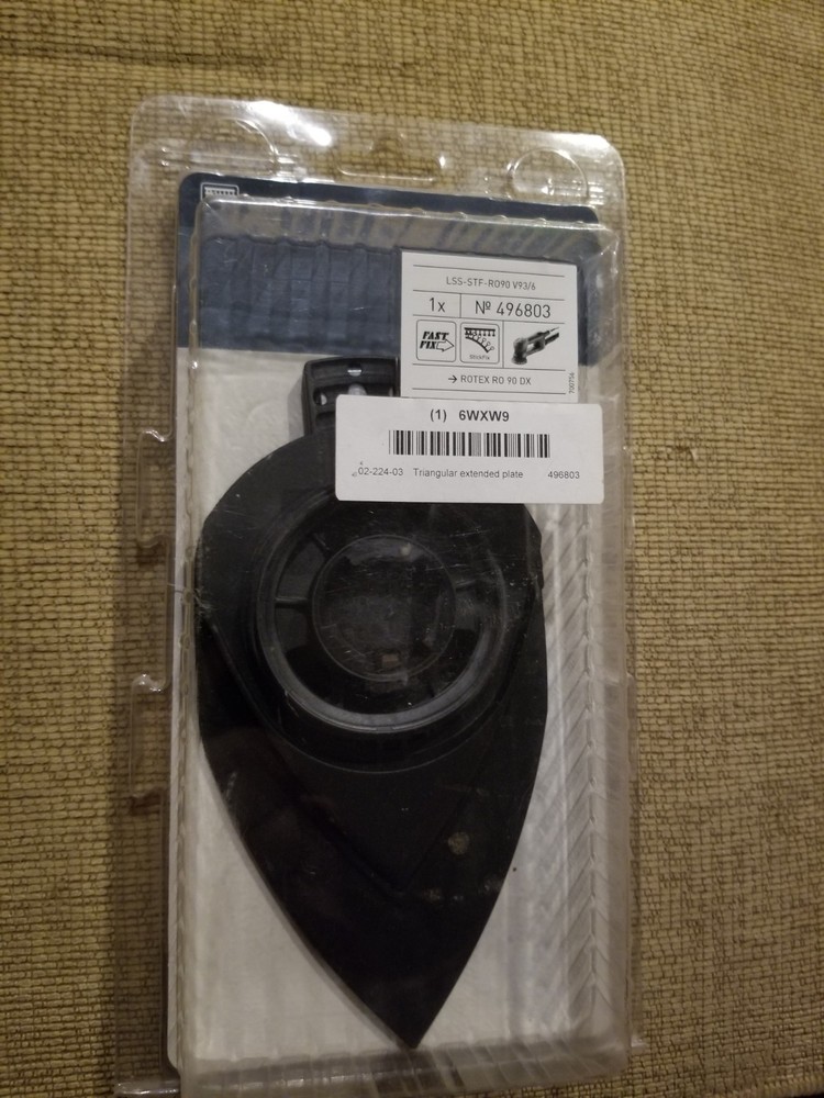 Festool 496803 Thin Triangular Extended Plate For Ro 90