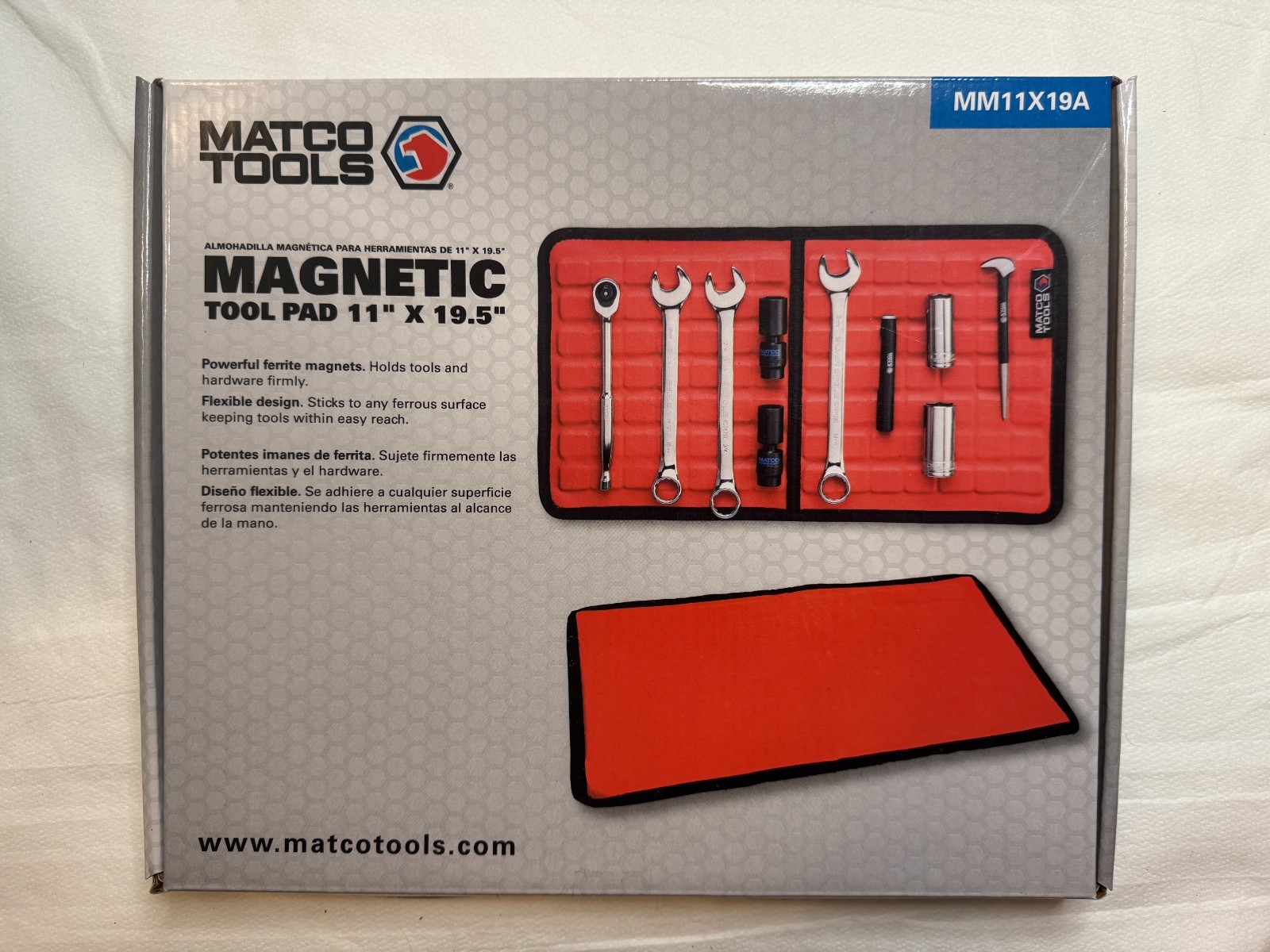 Matco Tools Magnetic Tool Mat 11x19.5in MM11X19A gallery