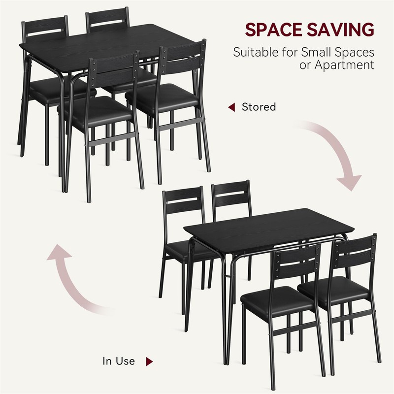 ✔️Dining Table 5 Piece Kitchen & Dining Room Sets for Small Space Table and Cha gallery