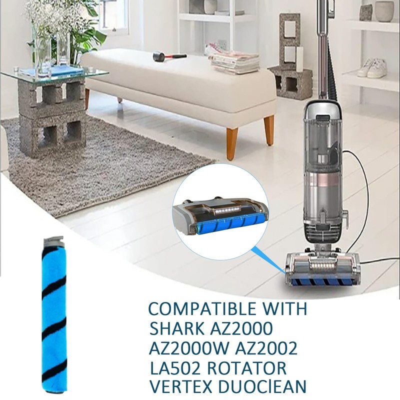 Vacuum Cleaner Roll Brush, Soft Rolling Brush & Self Cleaning Replacement Rol... gallery