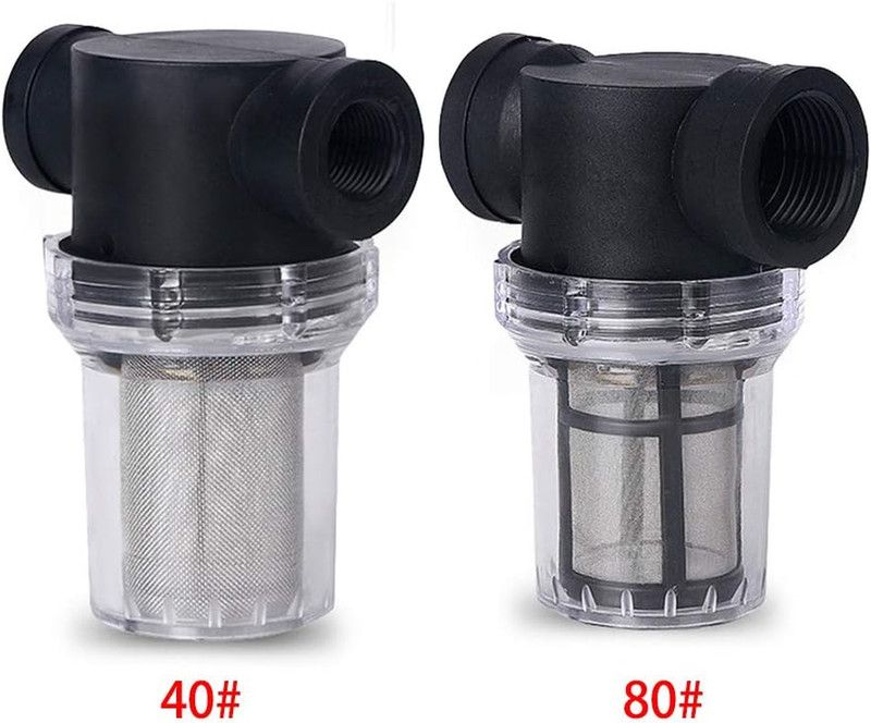 Water Pump Strainer Filter, 1Pcs Garden Pond 1 Inch Inline Mesh Strainer Water gallery