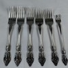 Oneida Raphael Set of Forks-3 Dinner, 2 Dessert +1 Cocktail Stainless Flatware gallery
