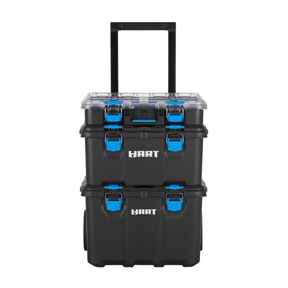 HART Stack System, Mobile Tool Storage and Organization, Black & Blue- New