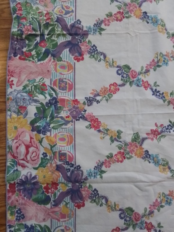 Easter Theme Tablecloth Rectangle 67" x 50 1/2" gallery